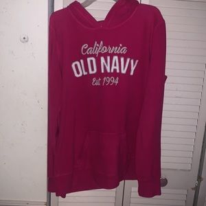 2000s Old Navy Pink Hoodie
